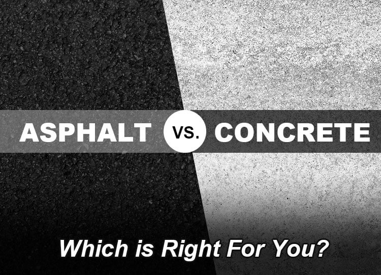 Asphalt vs Concrete Blog Which is Right for You? Gilson Co.