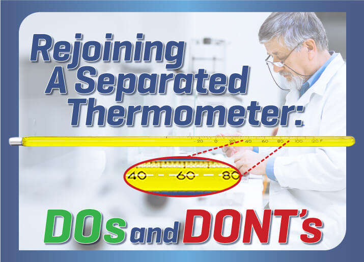 thermometer column separation