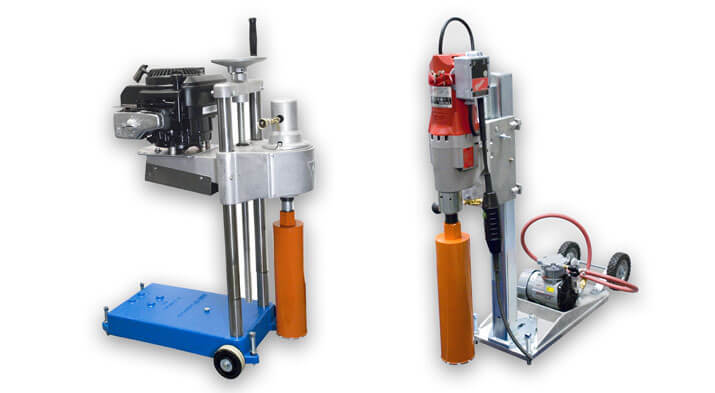 Asphalt shop core drill