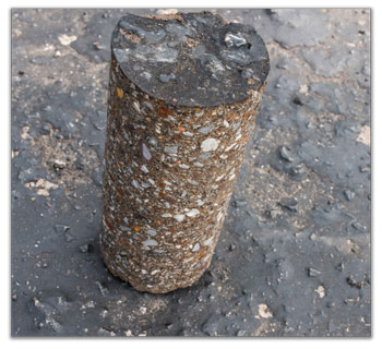 Asphalt Core Samples