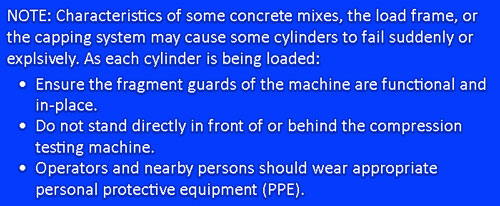 Concrete Cylinder Fraction Type Key Note