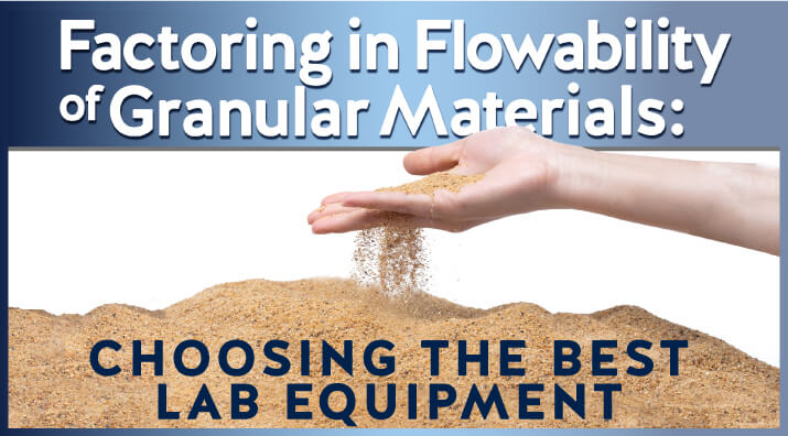 Factoring in Flowability of Granular Materials