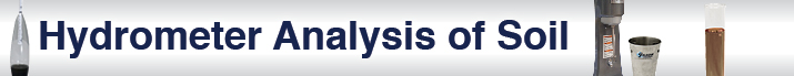 Hydrometer Analysis of Soils