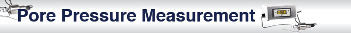 Pore Pressure Measurement Device