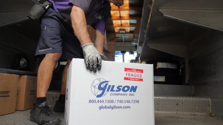 gilson shipping