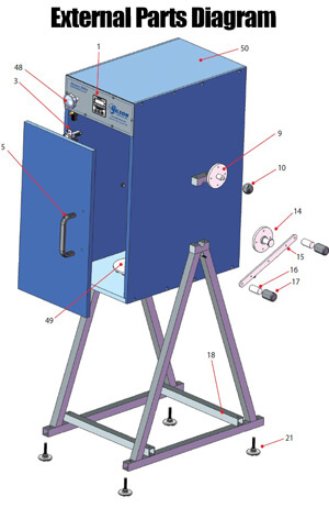 Type B Concrete Air Meter Parts