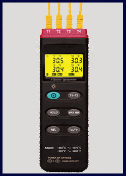 4-Channel Thermometers