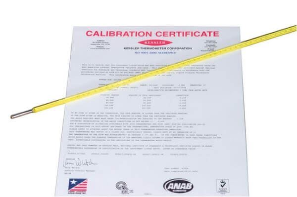 Mercury Concrete Reference Thermometer