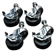 Locking Caster Wheels Set for Specific Gravity Bench