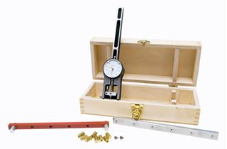 Strain Gauge Set with Analog Dial Indicator (Metric units)