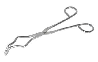 Brite Steel, 9 1/2 in Overall Lg, Beaker Tongs - 3TCG9