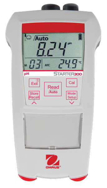 Portable pH Meter with Large LCD Display - Gilson Co.