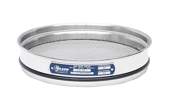 200mm Sieve, All Stainless, Half Height, 56mm