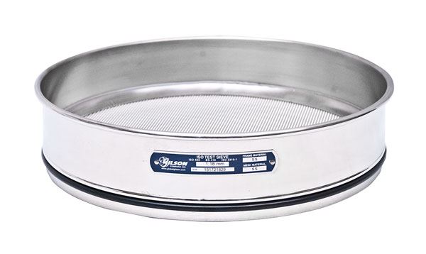 300mm Sieve, All Stainless, Full Height, 1.12mm