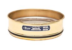 200mm Sieve, Brass/Stainless, Full Height, 56µm with Back- up Cloth