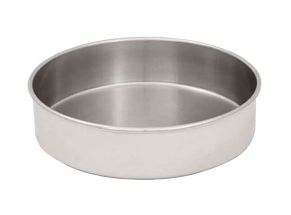 6" All Stainless Sieve Pan, Half Height