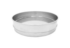 8" All Stainless Extended Rim Pan, Half Height