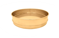 3in All Brass Extended Rim Pan, Half-Height