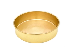 3in All Brass Sieve Pan, Full-Height