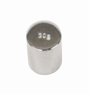 Calibration Weight, Ultra Class, 20g, ISO 17025 Certificate