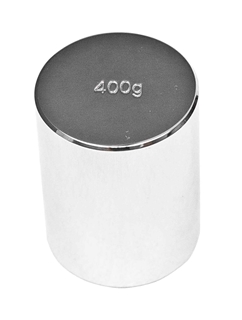 Calibration Weight, ASTM Class 1, 400g, NIST Certificate
