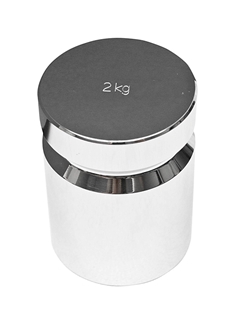 Calibration Weight, ASTM Class 4, 2,000g, ISO 17025 Certificate