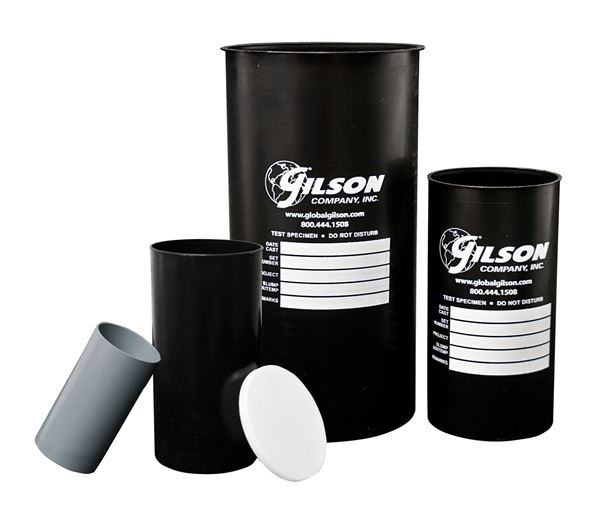 Plastic Concrete Cylinder Molds | Cylinder Testing - Gilson Co.