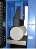 Cylinder Splitting Set with Lower Bearing Plate shown within Compression Machine (Sample not included)
