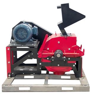 Portable Hammermill Crusher with Electric Motor