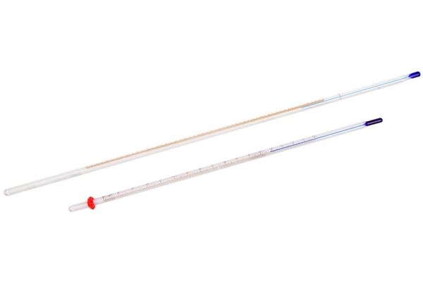 Non-Mercury Glass Partial Immersion and Total Immersion Thermometer shown 