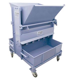 California Fixed Chute Sample Splitter (Steel Pans)