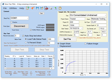 Triaxial Compression Data Acquisition Software