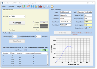 Soil Cement Data Acquisition Software - Gilson Co.