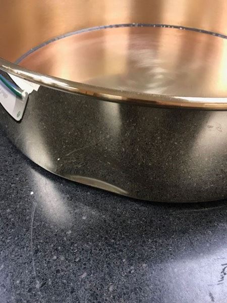 Clearance, 18" All Brass Sieve Pan, Full Height
