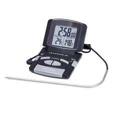 Alarm Thermometer / Timer with Probe, 32–392°F (0– 200°C)