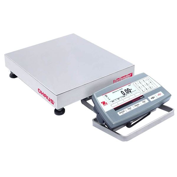 25,000g Capacity Ohaus Defender 5000 Bench Scale, 12x12in Platform