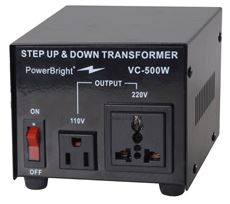 500W Step-Up/Step-Down Transformer