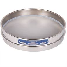 8" Sieve, All Stainless, Half Height, No. 200 with Backing Cloth
