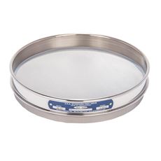 8" Sieve, All Stainless, Half Height, No. 400 with Backing Cloth