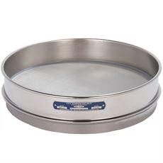 12" Sieve, All Stainless, Intermediate Height, No. 100 with Backing Cloth