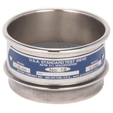 3" Sieve, All Stainless, Full Height, No. 18