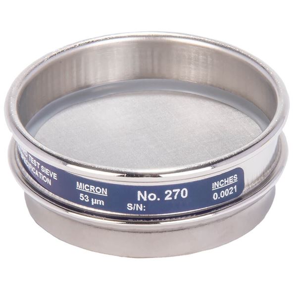 3" Sieve, All Stainless, Half Height, No. 270