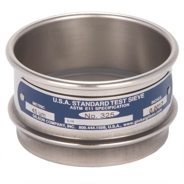3in Sieve, All Stainless, Full-Height, No.325