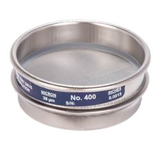 3" Sieve, All Stainless, Half Height, No. 400