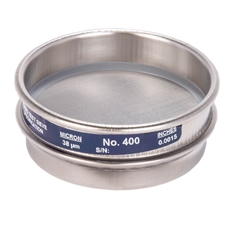 3in Sieve, All Stainless, Half-Height, No.400