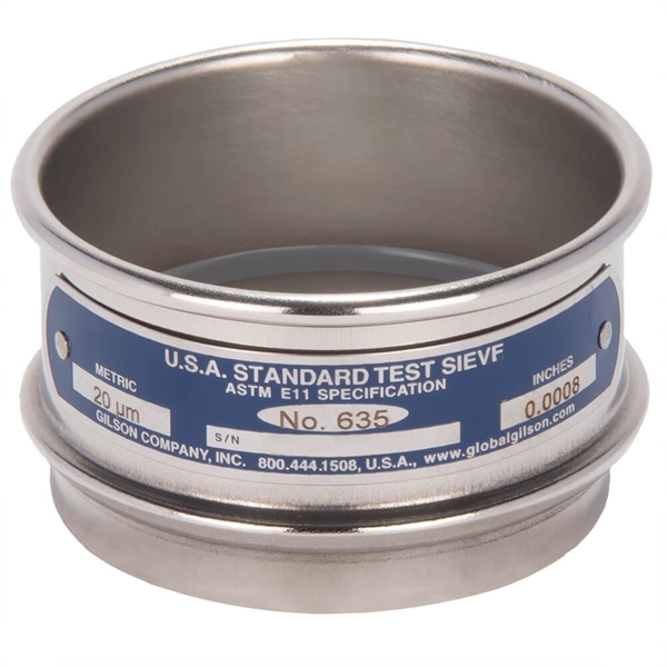 3in Sieve, All Stainless, Full-Height, No.635