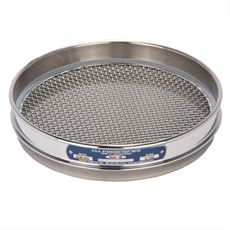 8" Sieve, All Stainless, Half Height, No. 6
