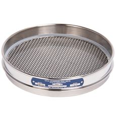 8" Sieve, All Stainless, Half Height, No. 7