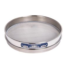 8" Sieve, All Stainless, Half Height, No. 16