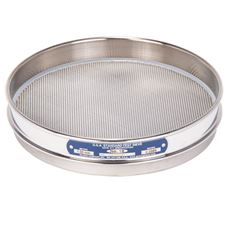 8" Sieve, All Stainless, Half Height, No. 18
